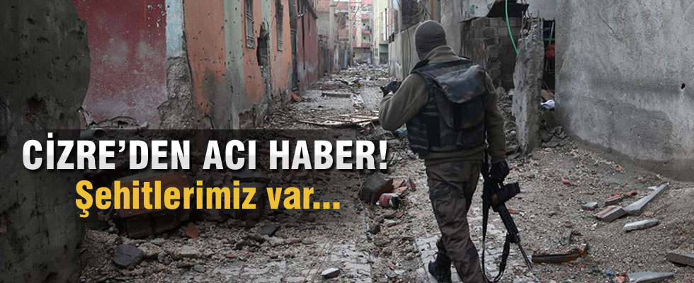 Cizre'de terör saldırısı: 2 şehit
