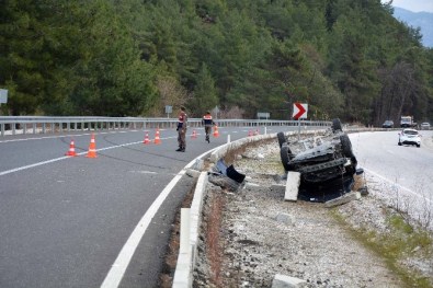 Köyceğiz'de Trafik Kazası; 1 Yaralı