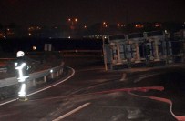 MARMARACıK - LPG Yüklü Tanker Devrildi, Faciadan Dönüldü