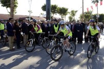BİSİKLET YARIŞI - Bisikletçiler, Kurtuluş Günü İçin Mücadele Etti
