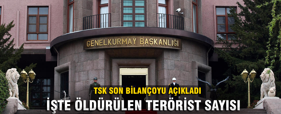 TSK son bilançoyu açıkladı: 195 terörist etkisiz hale getirildi