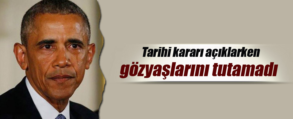 Obama silahlı saldırıda ölen ABD'li çocuklar için ağladı