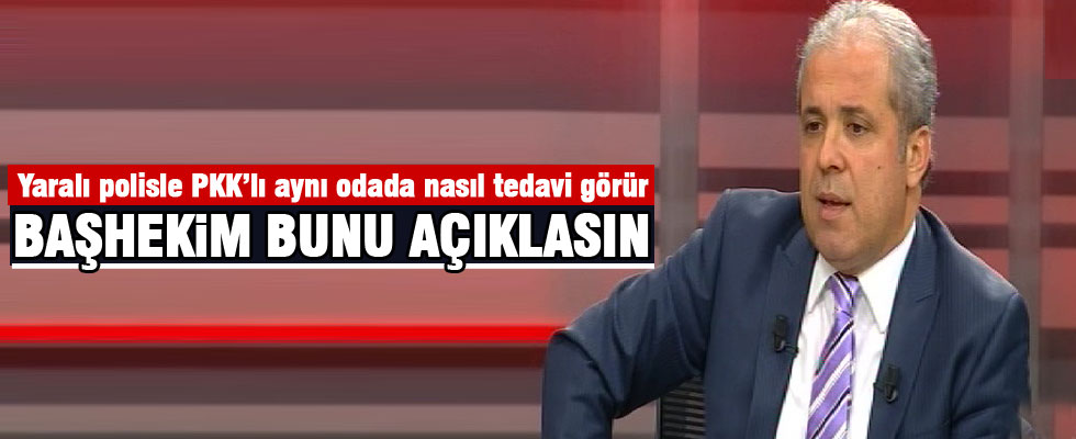 Polis ve PKK'lıya aynı odada tedavi