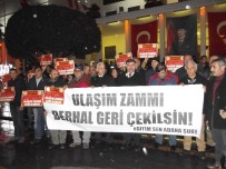ULAŞIM ZAMMI - Adana'da Ulaşım Zamları Protesto Edildi