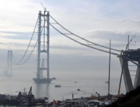 KÖRFEZ KÖPRÜSÜ - İzmit Körfez Geçişi Asma Köprüsü'ne ilk tabliye