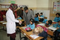 Yozgat Halk Sağlığı Müdürlüğü İlkokul Birinci Sınıf Öğrencilerini İşitme Testinden Geçiriyor