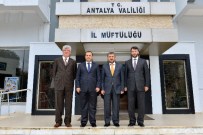 MUAMMER TÜRKER - Vali Türker'den İl Müftülüğü Ve Karayollarına Ziyaret