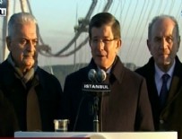 3.KÖPRÜ PROJESİ - Başbakan Davutoğlu'ndan 3. Köprü açıklaması