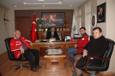Kızılay'dan Hanönü Belediye Başkanı Uçar'a Ziyaret