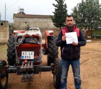 Şanlıurfa'daki Traktöre İstanbul'dan Hgs Cezası