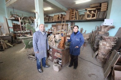 Zeytin Ağacı Kütükleri Ve Kökleri Sanata Dönüşüyor