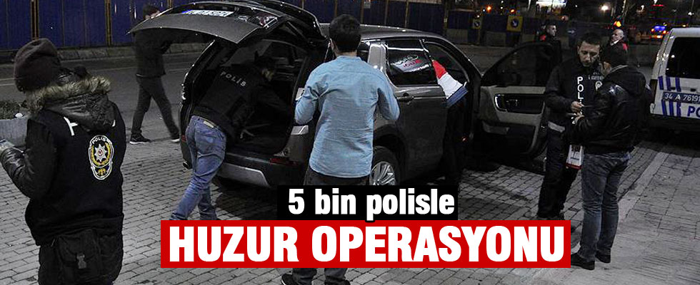 5 bin polisle asayiş