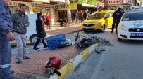 İBRAHİM SÖZEN - Kaza Yapan Motosiklet Belediye Çalışanını Eziyordu
