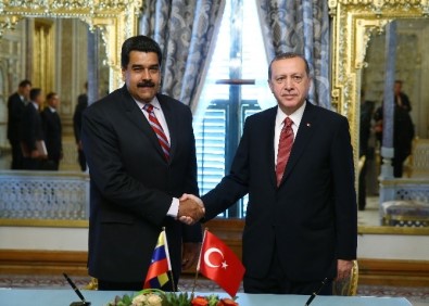 Cumhurbaşkanı Erdoğan, Venezuela Devlet Başkanı Maduro İle Görüştü