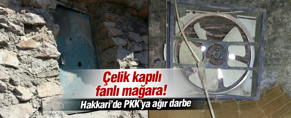 Hakkari Kovan Tepe’de mağara içinde cephanelik bulundu