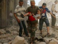 İNSANİ KRİZ - Halep'teki yerleşim alanına saldırı