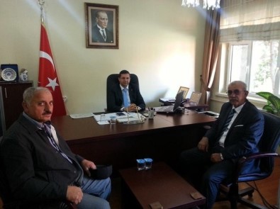 Başkan Küçükçiftçi'den Kaymakam Özderin'e Ziyaret
