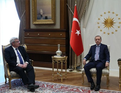 Cumhurbaşkanı Erdoğan, Lemierre'i kabul etti