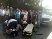 Kamyonun Çarptığı Bisikletli Genç Ağır Yaralandı