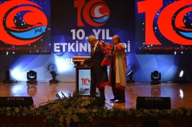 MAKÜ'den MÜSİAD Genel Başkanı Olpak'a Fahri Doktora