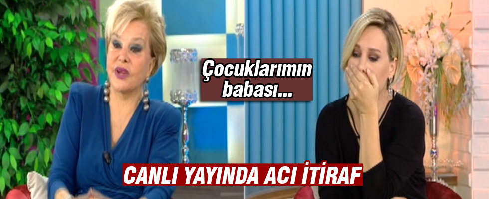 Canlı yayında acı itiraf: Çocuklarımın babası kardeşimmiş