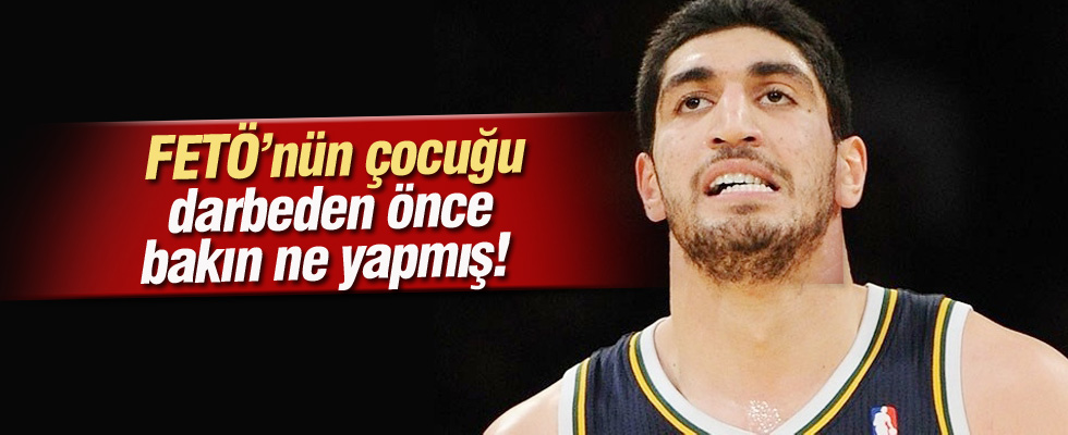 Enes 15 Temmuz'dan önce harekete geçmiş