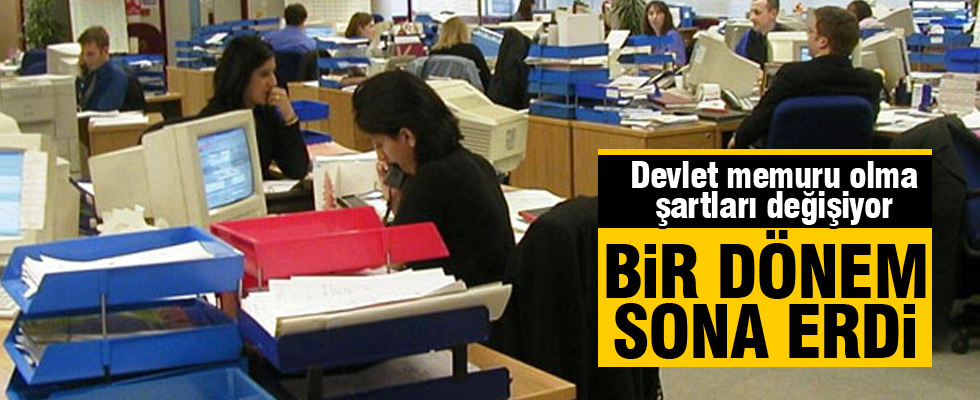Memur olmak isteyenler dikkat!