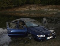 Otomobil baraj göletine düştü: 5 yaralı