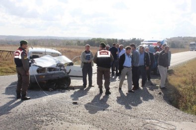 Tekirdağ'da Feci Kaza Açıklaması 5 Yaralı
