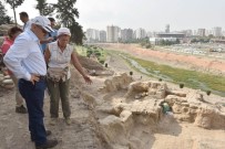 Vali Çakacak, Yumuktepe Höyüğü'nde İncelemelerde Bulundu
