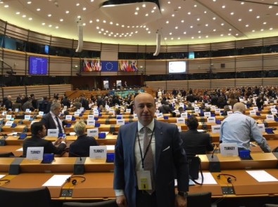 AYTO Başkanı Ülken, Avrupa Parlamentosu Şirketler Meclisi Toplantısında