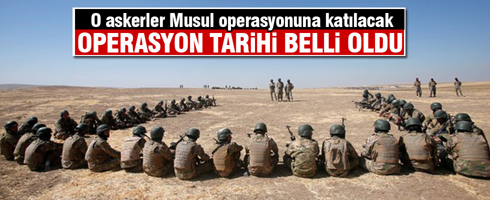 Musul operasyonu başlamak üzere