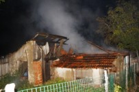 Hisarcık'ta Bağ Evlerinden Hırsızlık Ve Kundaklama Sonucu Ahır Yangını