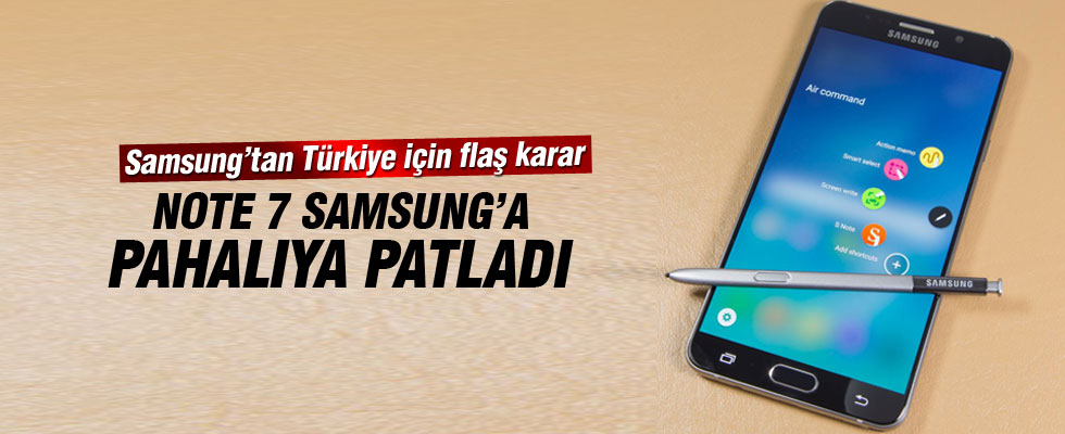 Samsung'dan flaş Türkiye kararı