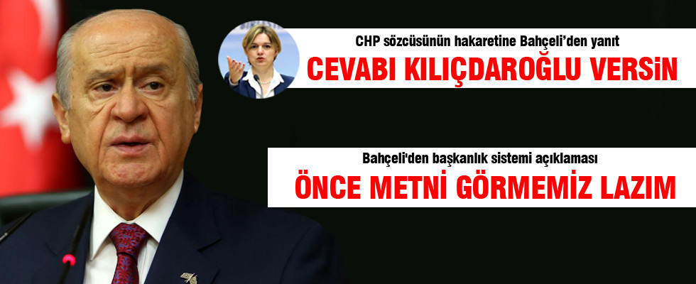 Bahçeli'den başkanlık sistemi açıklaması
