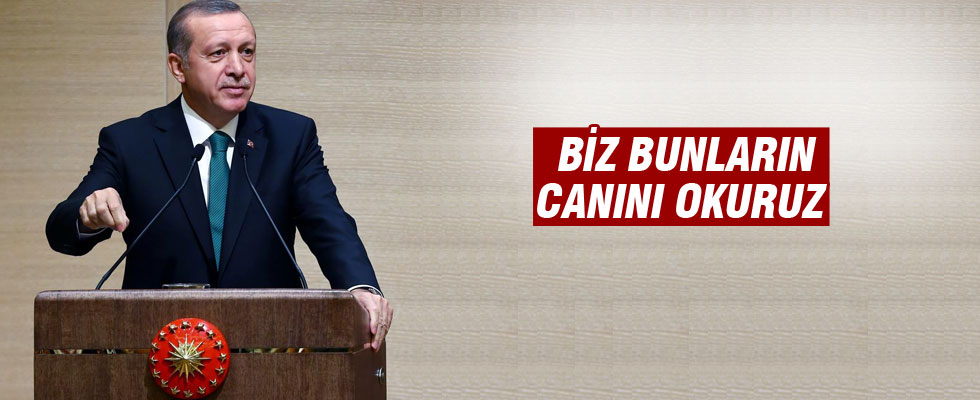 Cumhurbaşkanı Erdoğan: Biz bunların canını okuruz