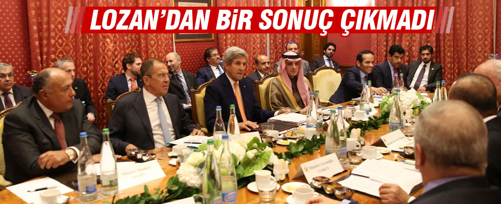 Lozan'daki Suriye toplantısı bitti