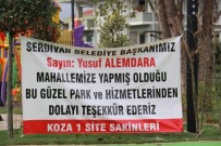 Başkan Alemdar'a Mahalle Sakinlerinden Teşekkür