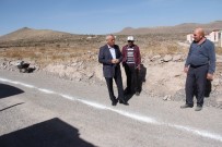 İncesu Meslek Yüksek Okulu'nun Yolunda Sıcak Asfalt Çalışması Yapılıyor