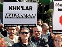 KESK'ten OHAL kalksın eylemi