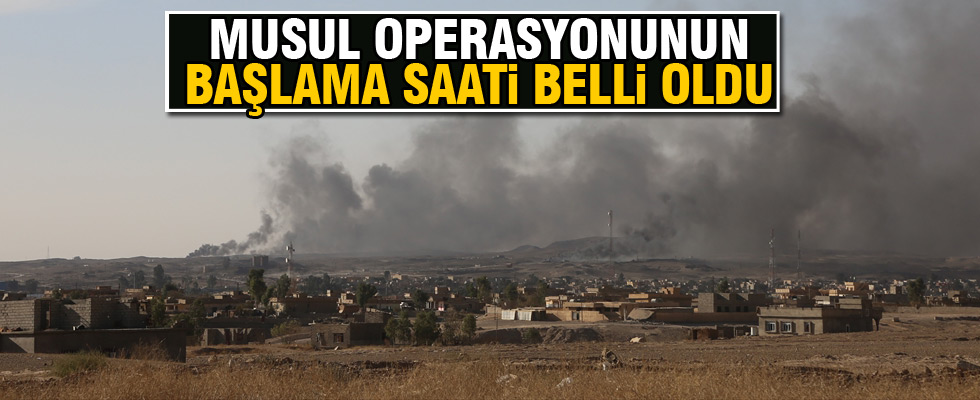 Musul Operasyonunun başlama saati belli oldu