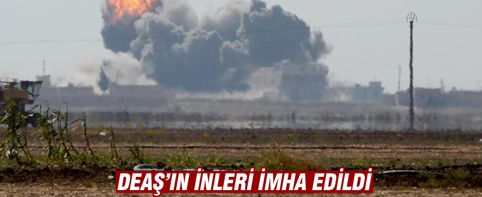 Fırat Kalkanı Harekâtı'nda DEAŞ'a ait 4 hedef imha edildi