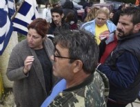 Yunanistan'da utanç verici kare