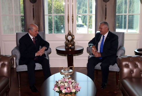 Binali Yıldırım ile Devlet Bahçeli bir araya geldi