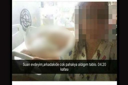 Hemşireden skandal paylaşımlar!