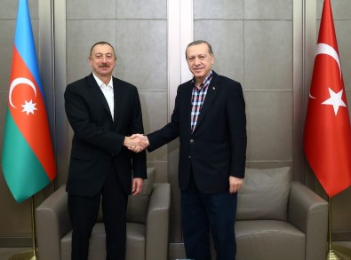 Cumhurbaşkanı Erdoğan, Gardaş Aliyev'le Görüştü