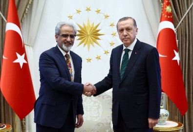 Cumhurbaşkanı Erdoğan, Kuveyt Büyükelçisi Alzawawi'yi Kabul Etti