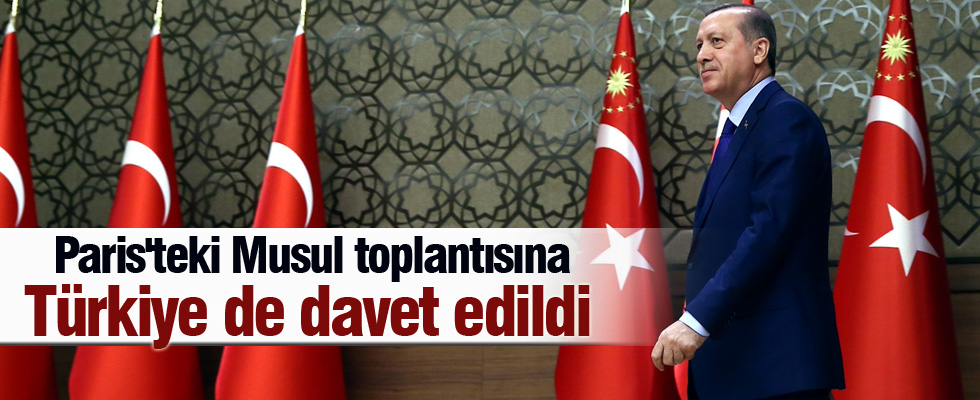 Paris'teki Musul toplantısına Türkiye de davet edildi