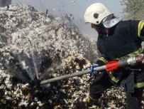 Şanlıurfa'da Pamuk Balyaları Tutuştu