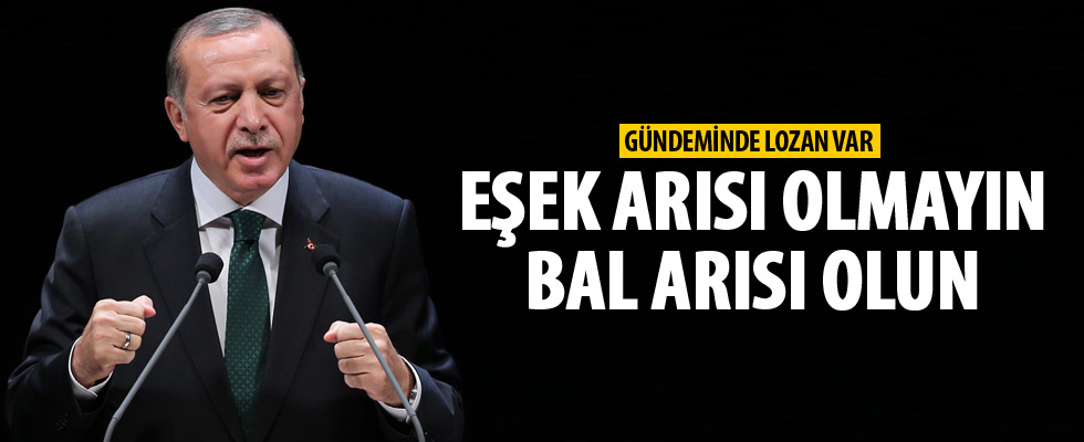 Cumhurbaşkanı Erdoğan'dan Lozan çıkışı